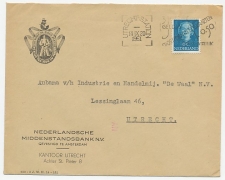Firma envelop Utrecht 1951 - Ned. Middenstandsbank
