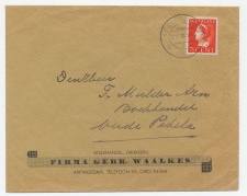 Firma envelop Appingedam 1946 - Boekhandel / Drukkerij