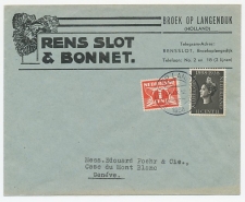 Firma envelop Broek op Langendijk 1938 - Groente / Kool