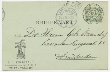 Firma briefkaart Delft 1911 - Studentencorps