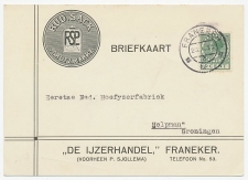 Firma briefkaart Franeker 1931 - IJzerhandel