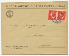 Firma envelop Den Haag 1948 - Jagersvereniging
