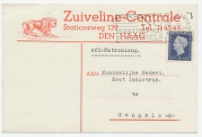 Firma briefkaart  Den Haag 1949 - Zuiveline / Leeuw