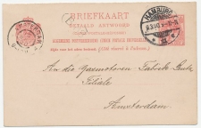 Briefkaart G. 54 a A.krt. Hamburg Duitsland - Amsterdam 1900