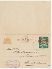 Briefkaart G. 177 II Groningen - Amsterdam  1924