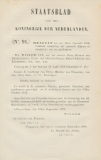 Staatsblad 1872 - Betreffende postkantoor Rijssen