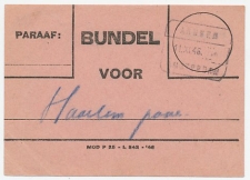 Treinblokstempel : Arnhem - Amsterdam 1946