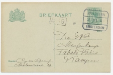 Treinblokstempel : Apeldoorn - Amsterdam A 1918