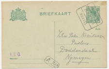 Treinblokstempel : Amsterdam - Boxtel XB 1918