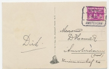 Treinblokstempel : Bentheim - Amsterdam G 1928