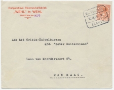 Treinblokstempel : Winterswijk - Arnhem D 1935