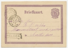 Trein haltestempel : Helder 1874