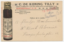 Firma briefkaart Haarlem 1933 - Haarlemmer olie