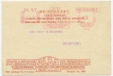 Firma briefkaart  Olst 1930 - Vlees- en groentenconserven