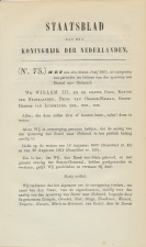 Staatsblad 1863 : Spoorlijn Boxtel - Helmond