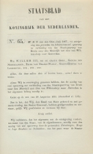 Staatsblad 1867 : Spoorlijn Breda - Moerdijk - Rotterdam