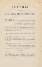 Staatsblad 1871 : Spoorlijn Amsterdam - Hilversum - Utrecht