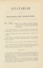 Staatsblad 1901 : Spoorlijn Zwolle - Marienberg