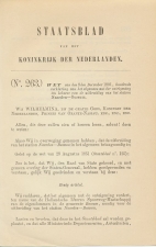 Staatsblad 1901 : Spoorlijn Naarden - Bussum