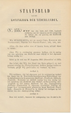 Staatsblad 1904 : Spoorlijn Zuidbroek - Delfzijl