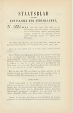 Staatsblad 1909 : Spoorlijn Kwadijk - Edam - Volendam