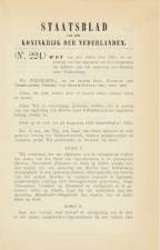 Staatsblad 1910 : Spoorlijn Heerlen - Valkenburg