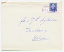 Nieuwjaarshandstempel : Postkantoor Franeker