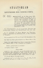 Staatsblad 1905 : Invoering 10 gulden emissie Bontkraag