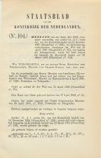 Staatsblad 1906 : Invoering 17 1/2 cent emissie Bontkraag