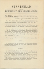 Staatsblad 1912 : Uitgifte Jubileumpostzegels emissie 1913