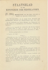 Staatsblad 1933 : Uitgifte Zeemanszegels emissie 1933