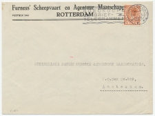 Perfin Verhoeven 182 - F - Rotterdam 1935