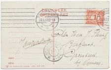 Perfin Verhoeven 356 - K - Den Haag 1907
