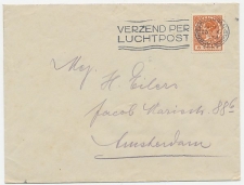 Perfin Verhoeven 357 - K - Amsterdam 1934