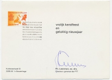 Dir. Generaal PTT - Kerstkaart - FDC / 1e dag stempel 1981