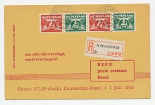 VH A 245 Amsterdam - Bazel Zwitserland 1946