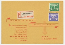 VH A 253 Amsterdam - Basel Zwitserland 1946