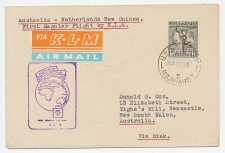 VH D 27 a Sydney Australie - Biak NNG 1951