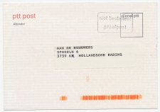 KPK 108 Rotterdam 1985 - Proef / Test envelop