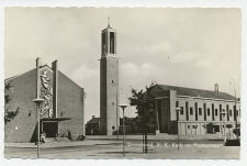 Prentbriefkaart Postkantoor Emmeloord 1965