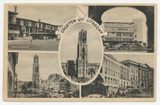 Prentbriefkaart Postkantoor Utrecht 