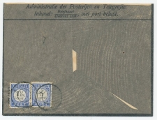 Em. Port 1894 Dienst envelop Houten