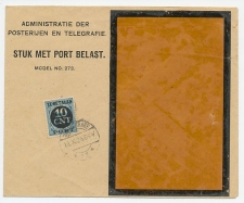 Em. Port 1924 Dienst envelop Den Haag 