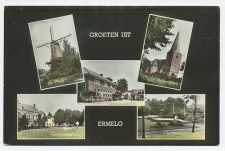 Prentbriefkaart Postkantoor Ermelo 1957