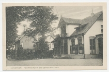 Prentbriefkaart Postkantoor Nunspeet 1930