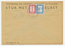 Emissie Port 1947 Dienst envelop Hilversum