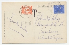 Em. Cijfer Noordwijk - Antwerpen Belgie 1947 - Beport / T