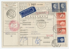 Em. Juliana Pakketkaart  Den Haag - Hollandia Ned. Nieuw Guinea 