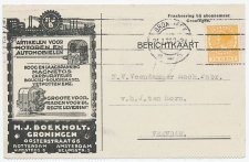 Firma briefkaart Groningen 1926 - Automobiel artikelen