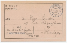 Dienst PTT Oosterbierum - Harlingen 1921